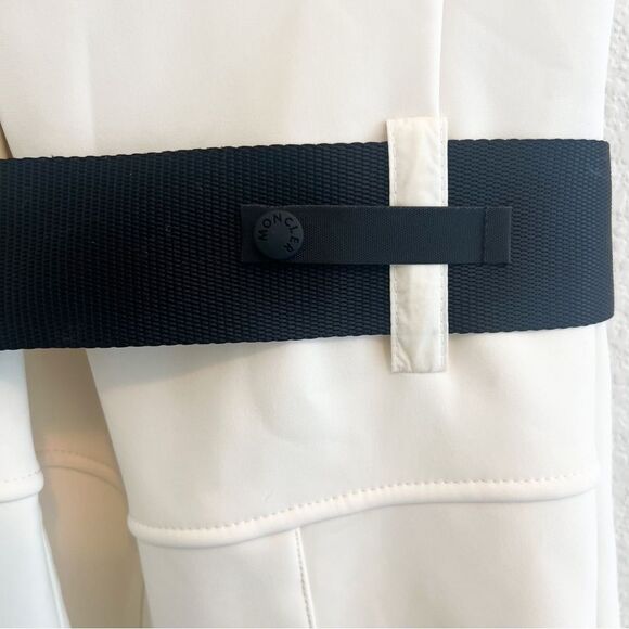 NWT Moncler Grenoble Water Repellent Mixed Media Ski Jumpsuit White XL - Picture 9 of 16